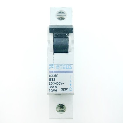 Proteus Geyer 632B1 B32 32A 32 Amp MCB Circuit Breaker Type B